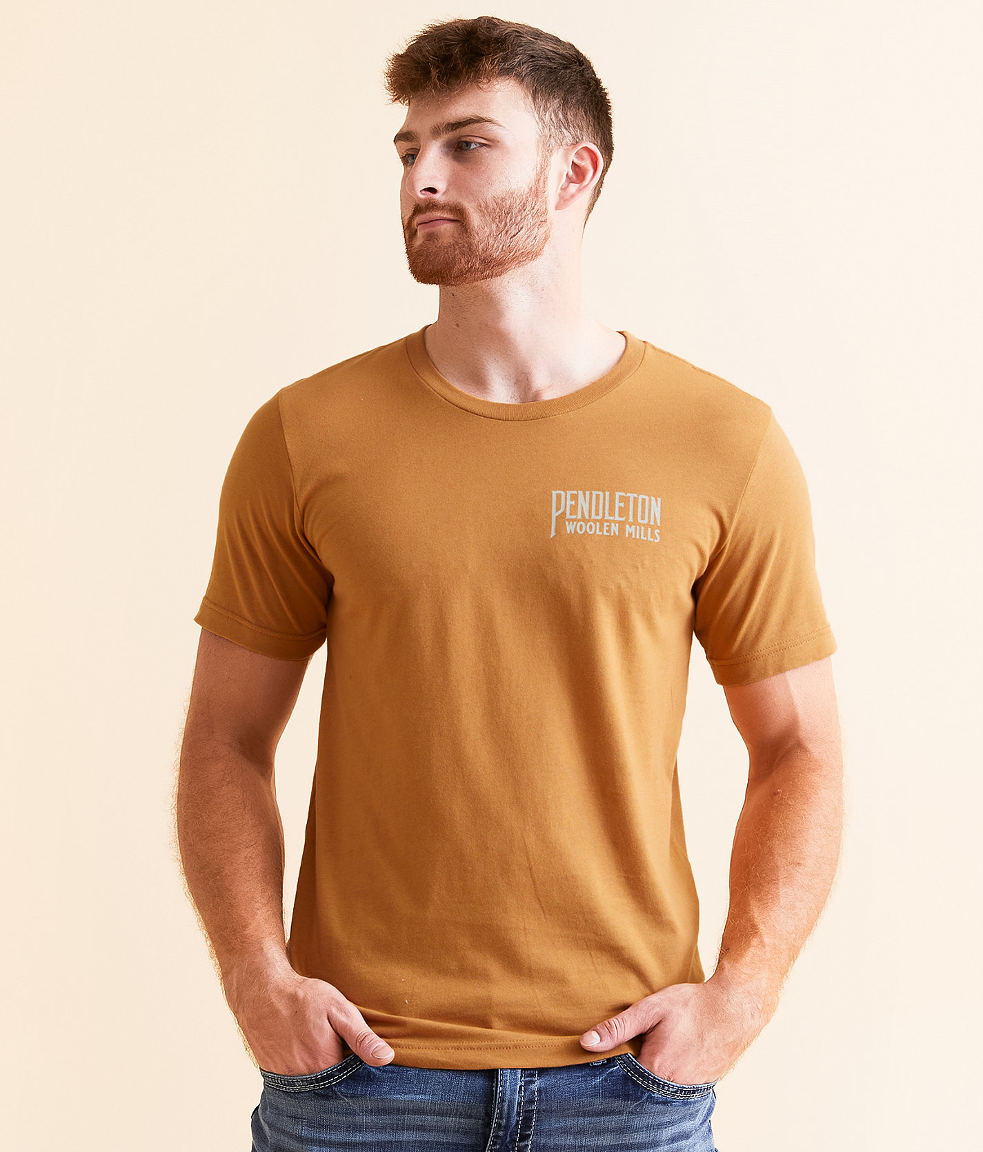 Pendleton Nehalem Moose T-Shirt - Men's T-Shirts in Toast