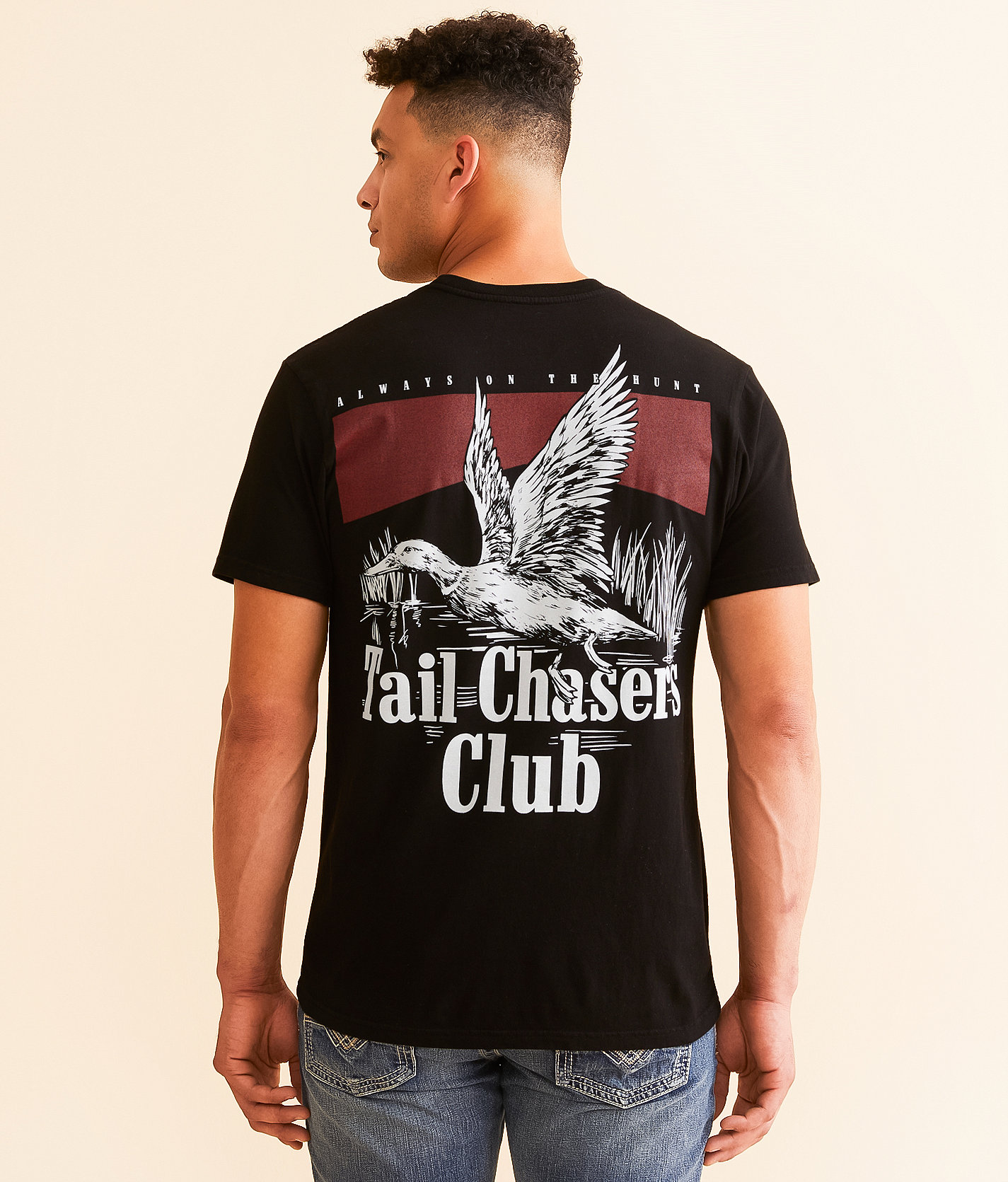 Tail Chasers Club On The Hunt T-Shirt - Men's T-Shirts in Black