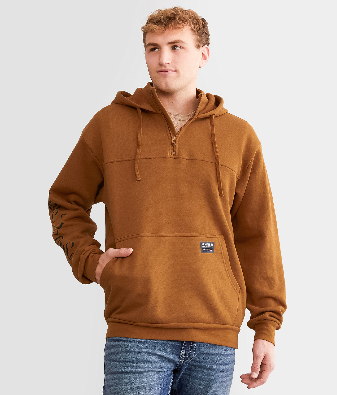 Howitzer We The People Hooded Sweatshirt - Men's Sweatshirts in Light Brown