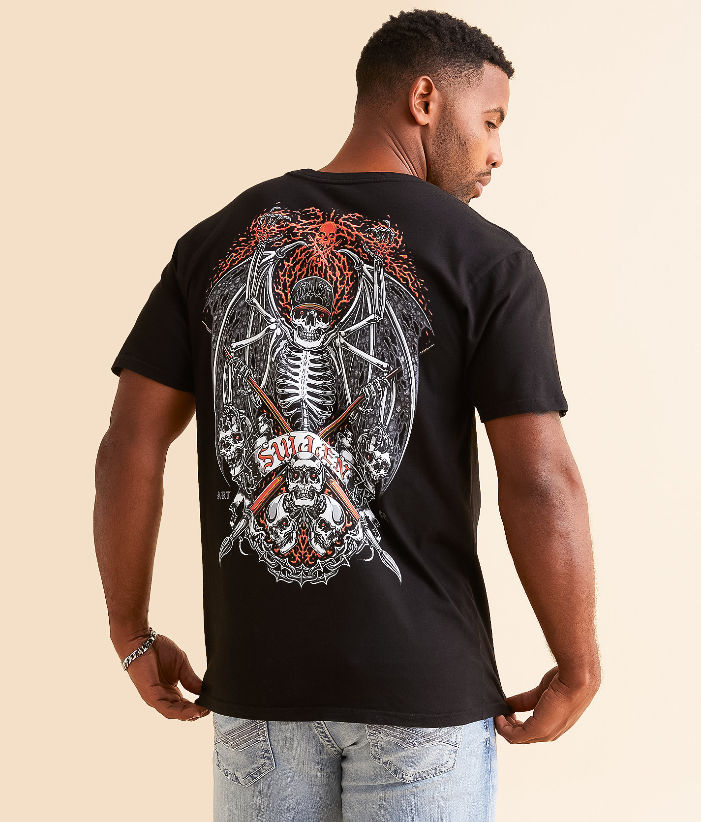 Sullen Into The Pit T-Shirt - Men's T-Shirts in Jet Black