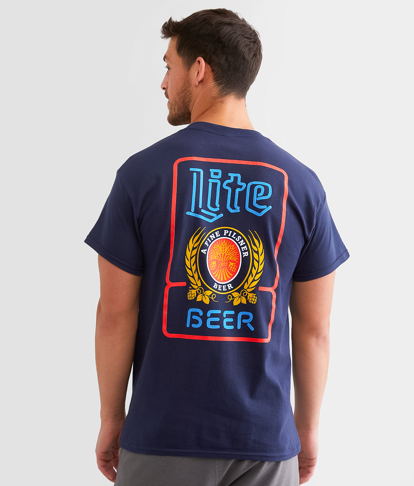 Brew City Miller Light® Pilsner T-Shirt - Men's T-Shirts in Navy