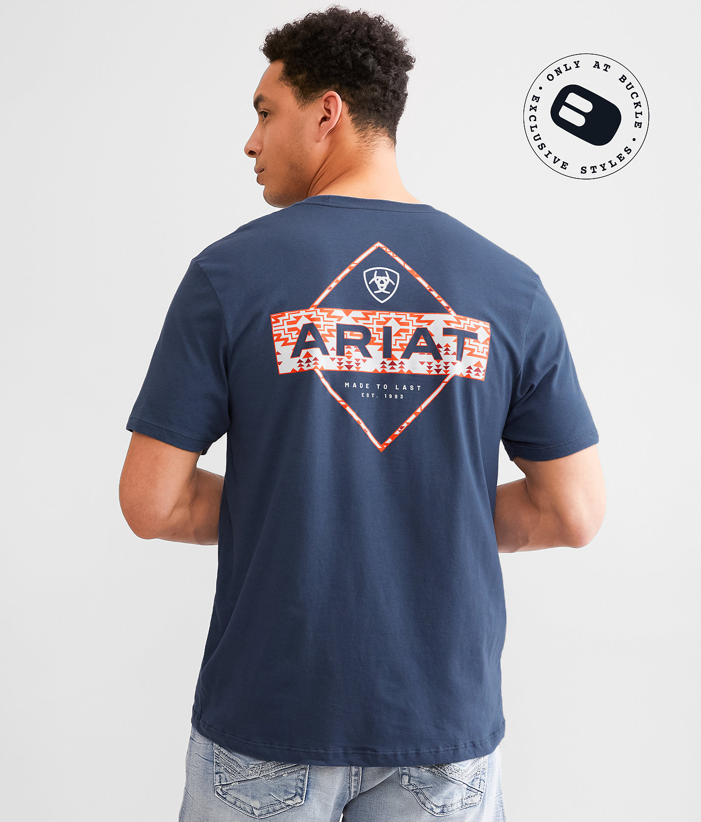 Ariat Southwest Sky Field T-Shirt - Men's T-Shirts in Dusk Blue
