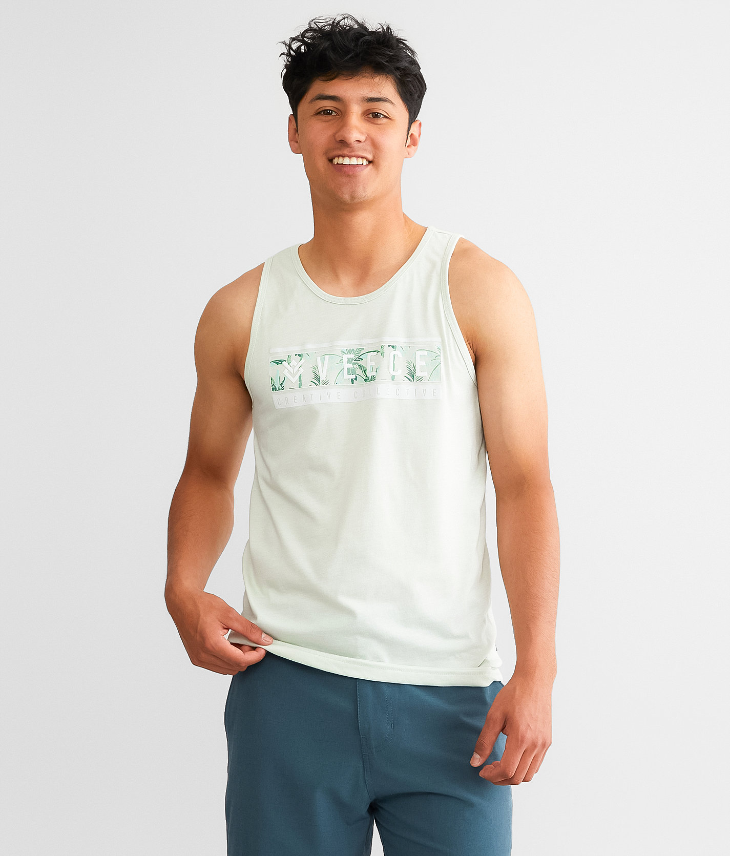 Veece Future B Tank Top - Men's Tank Tops in Ice Mint