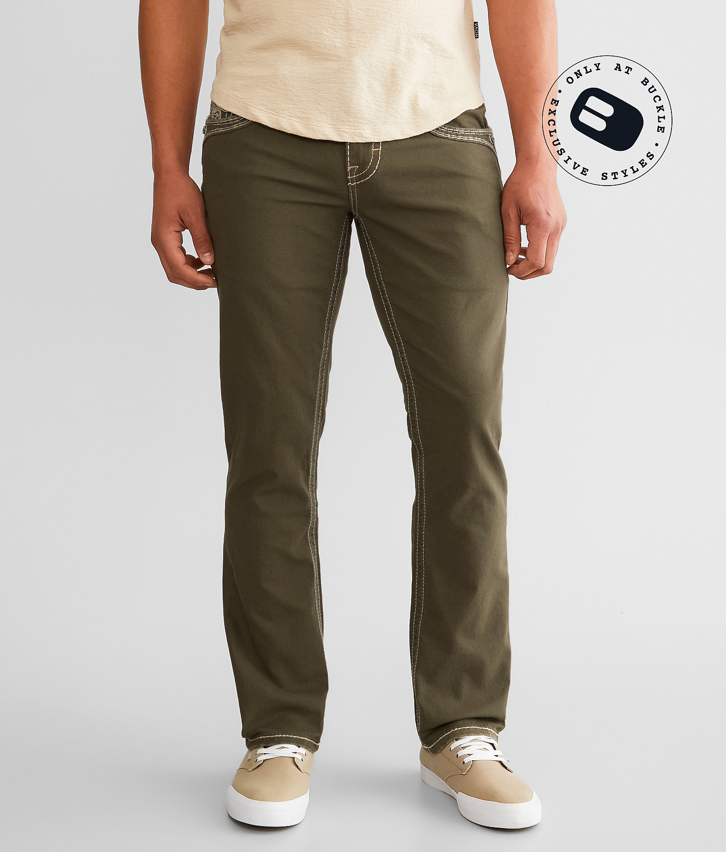 Rock Revival Beryle Straight Stretch Pant - Men's Pants in Beryle J203