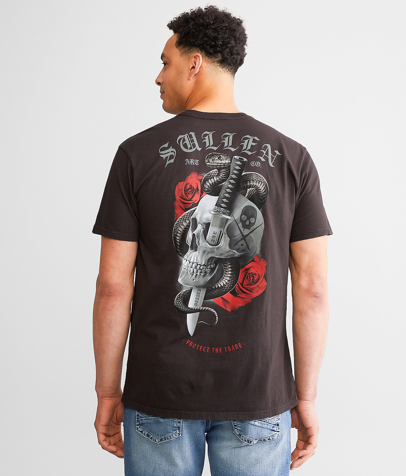 Sullen One Eye T-Shirt - Men's T-Shirts in Vintage Black