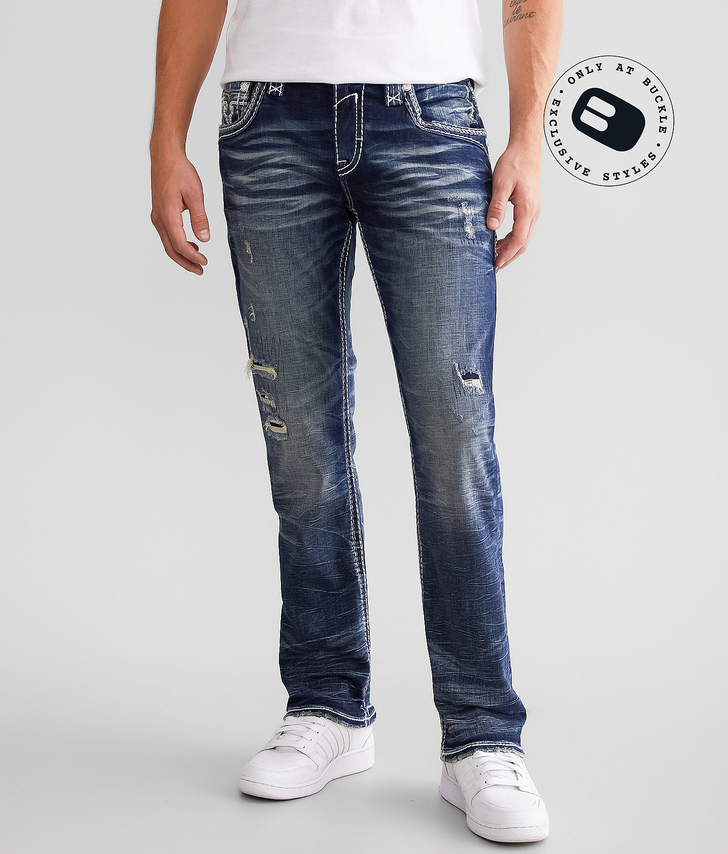 Rock Revival Bryn Straight Stretch Jean - Men's Jeans in Bryn J203