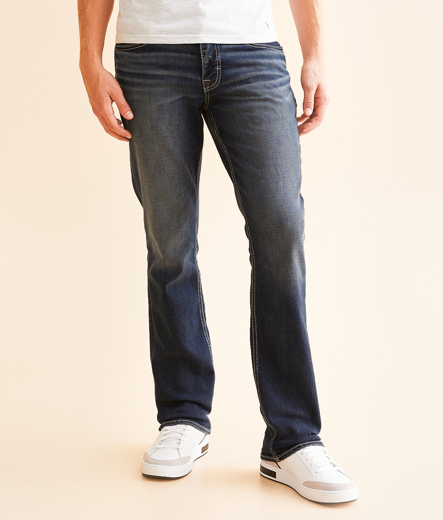 BKE Jake Straight Stretch Jean - Men's Jeans in LIVE 2