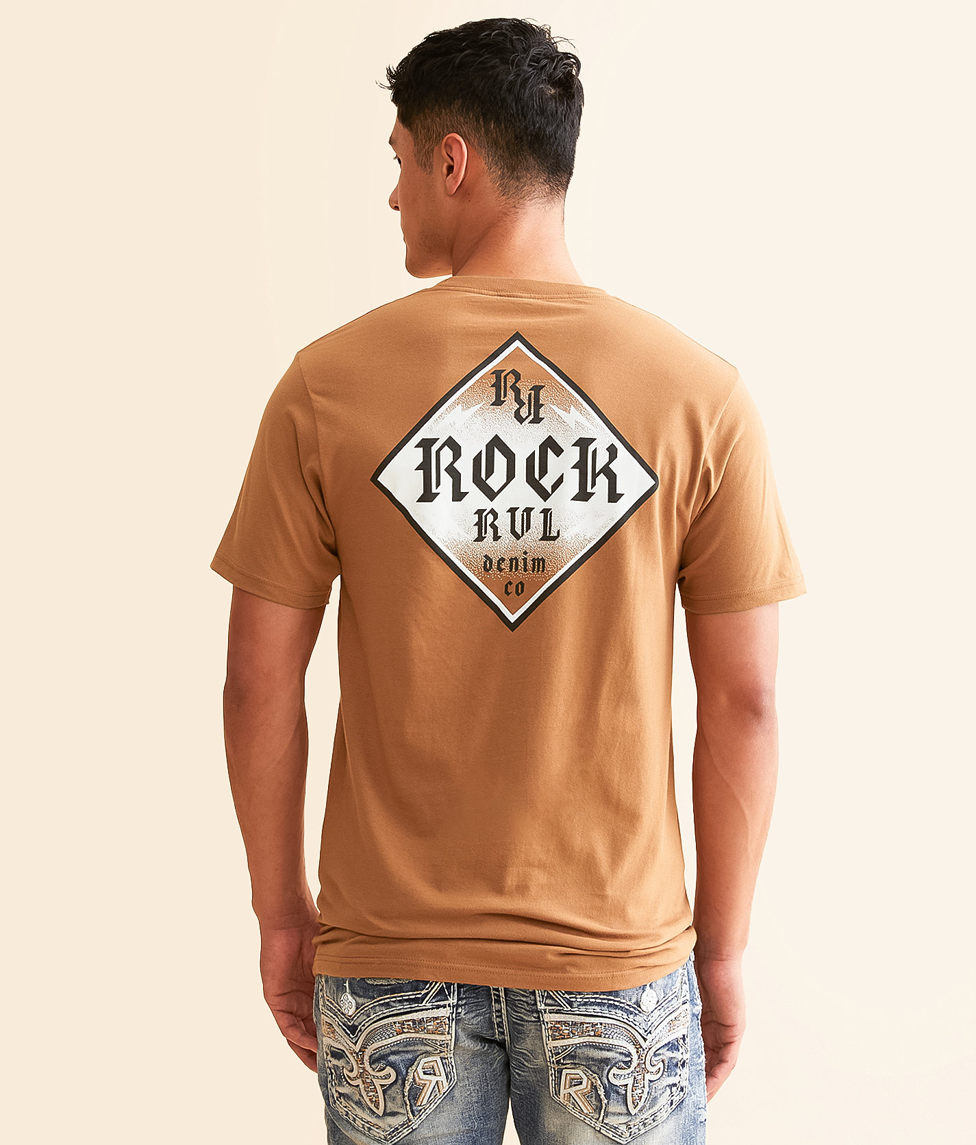 Rock Revival Duram T-Shirt - Men's T-Shirts in Brown
