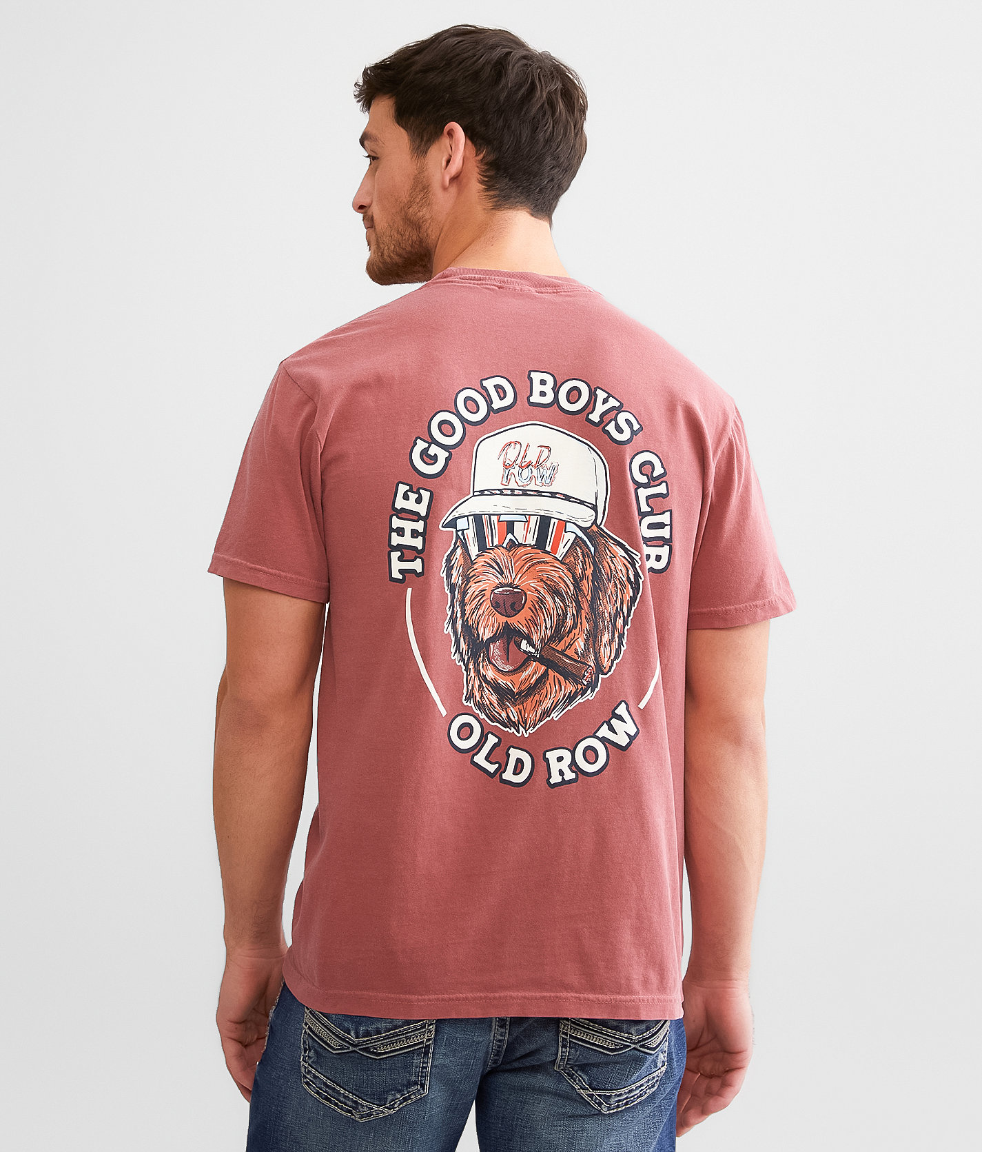 Old Row The Good Boys Club T-Shirt - Men's T-Shirts in Crimson