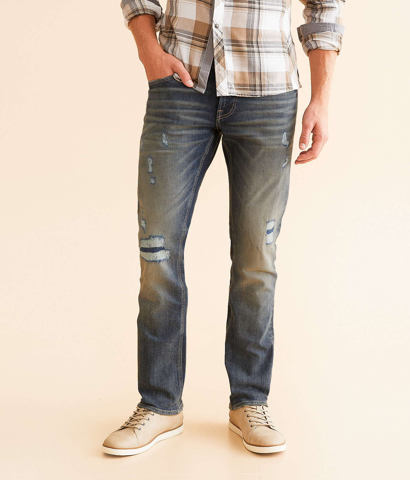 Departwest Trouper Straight Stretch Jean - Men's Jeans in Perdido