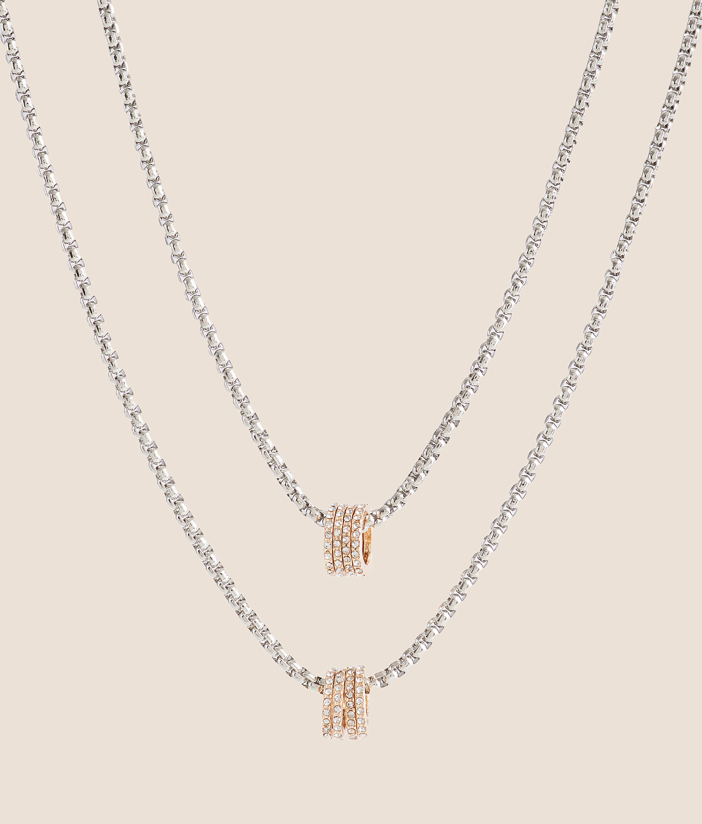 boutique by BKE 2 Pack Glitz Necklace Set - Women's Jewelry in Mixed Metal