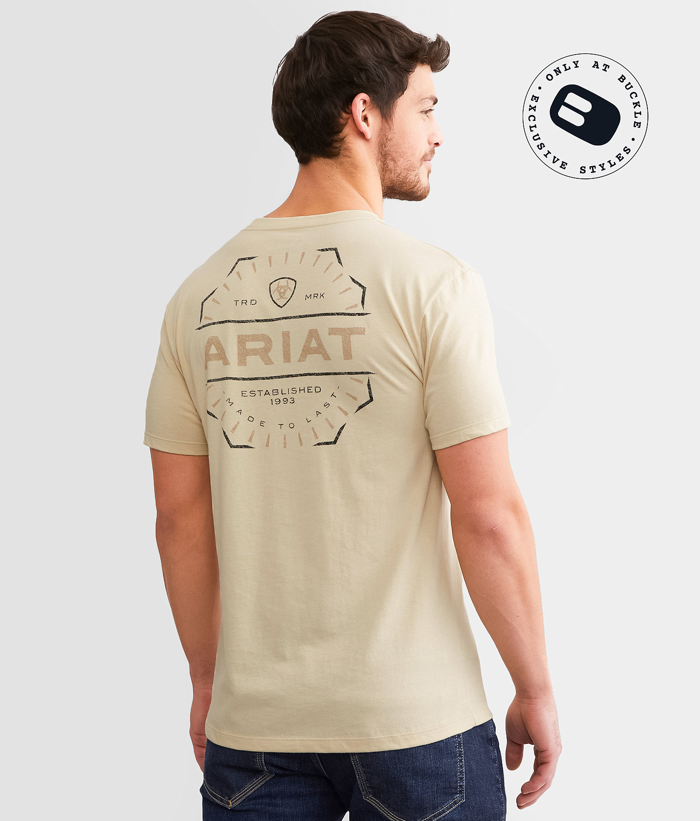 Ariat Explorer Classics T-Shirt - Men's T-Shirts in Natural