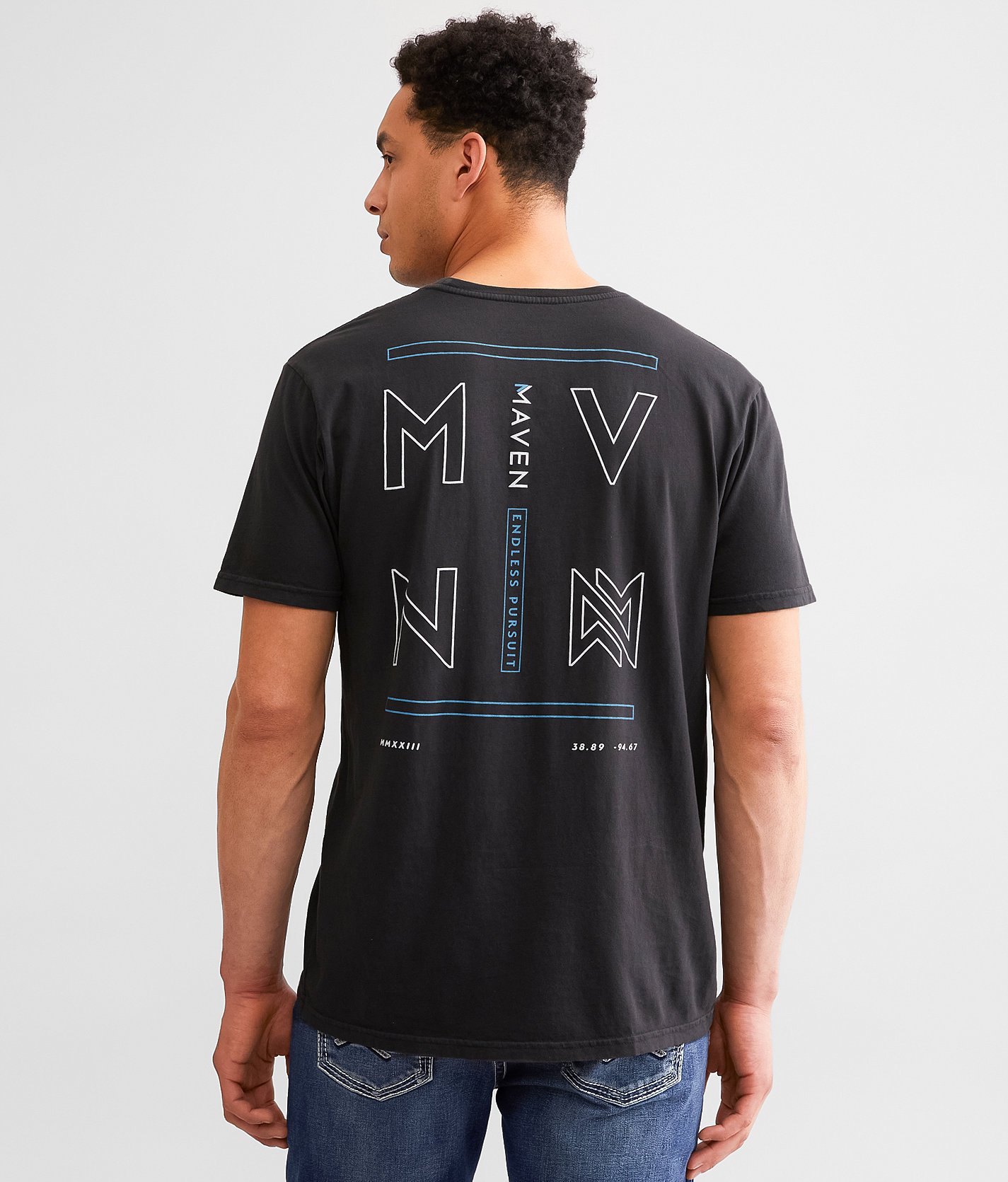 Maven Co-op MVNZ T-Shirt - Men's T-Shirts in Faded Black
