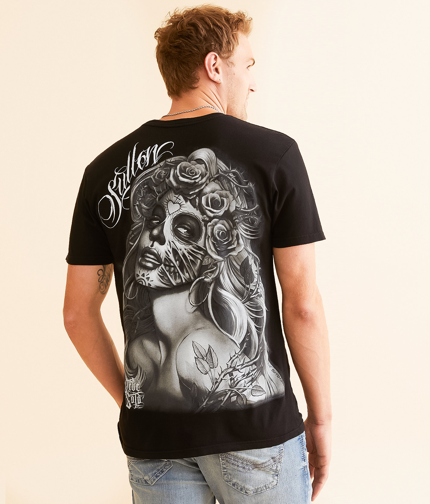 Sullen Querida Muerta T-Shirt - Men's T-Shirts in Jet Black