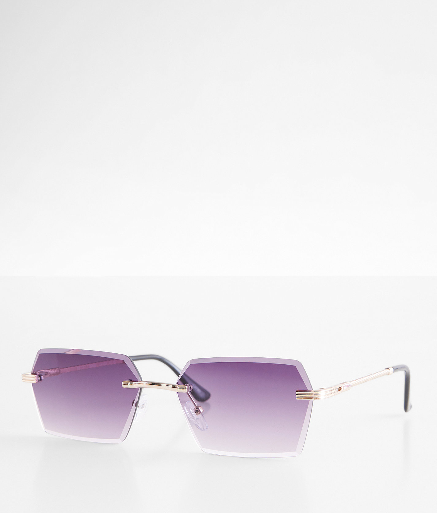 BKE Beveled Sunglasses - Women's Sunglasses & Glasses in Gold