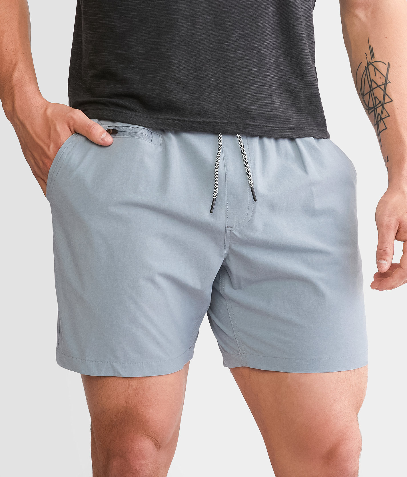 Departwest Hybrid Stretch Walkshort - Men's Shorts in Steel Blue