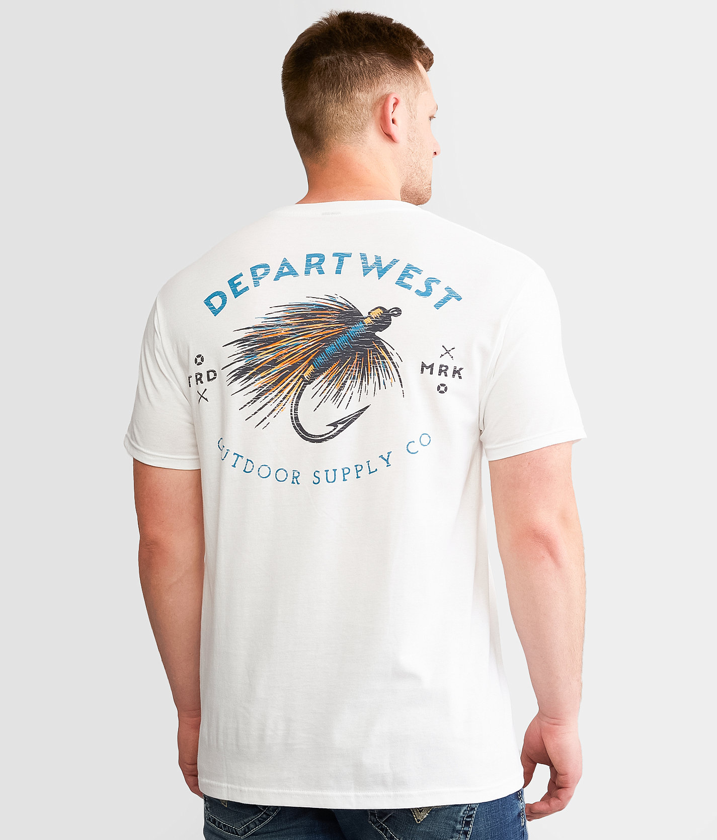 Departwest Feather Fly T-Shirt - Men's T-Shirts in White