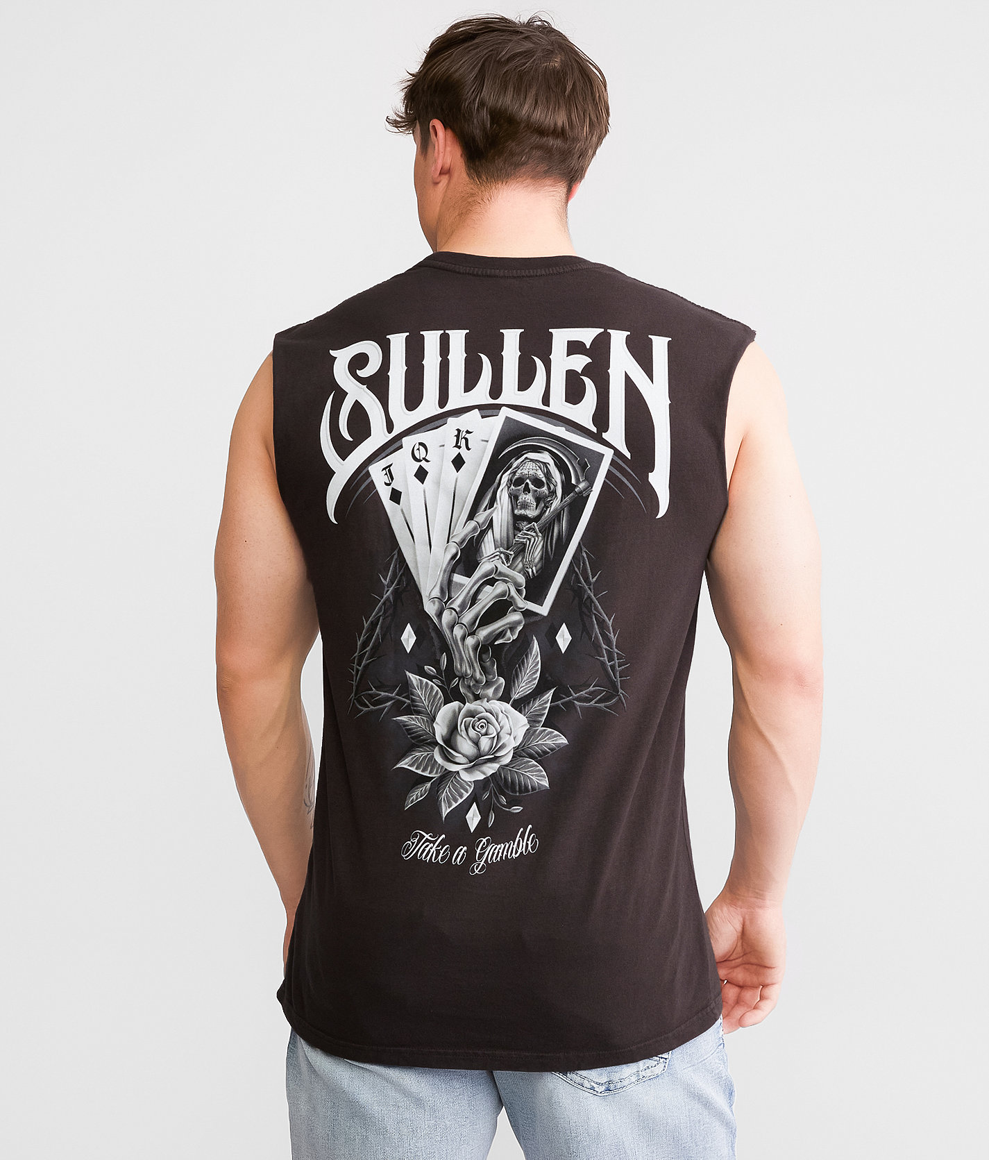 Sullen Gamble Tank Top - Men's Tank Tops in Vintage Black