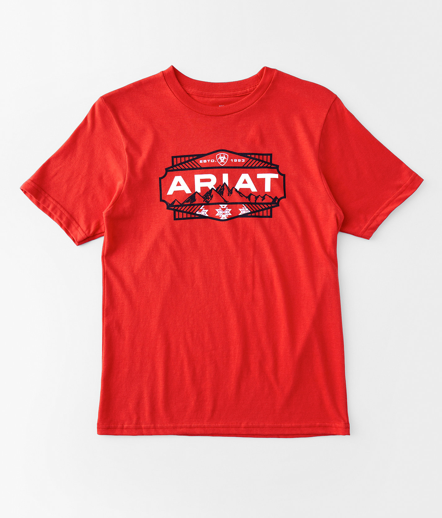 Boys - Ariat Casa Grande Lockup T-Shirt - Boy's T-Shirts in Mars Red