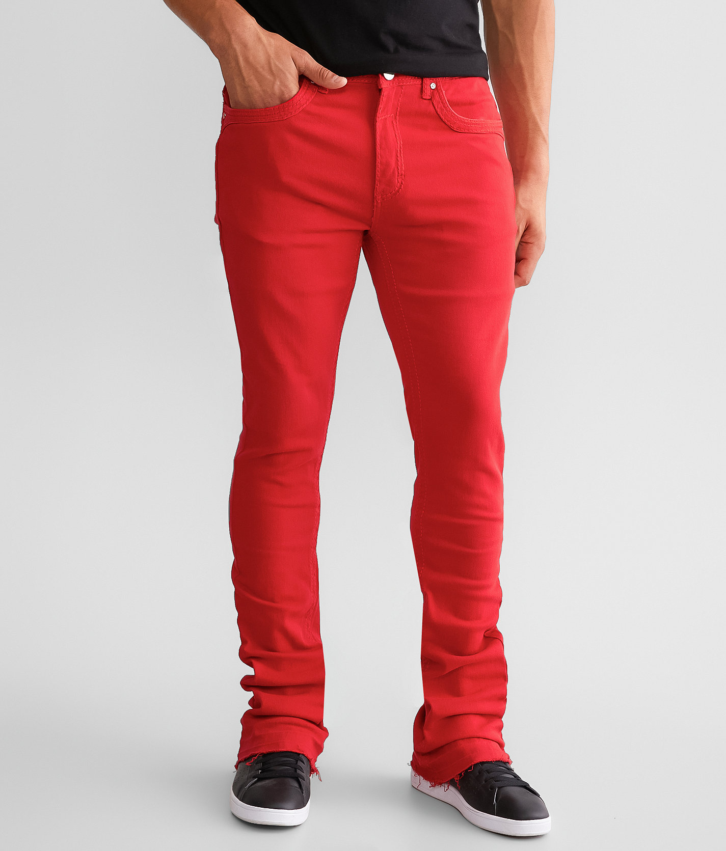 Waimea Stacked Stretch Jean - Men's Jeans in Red