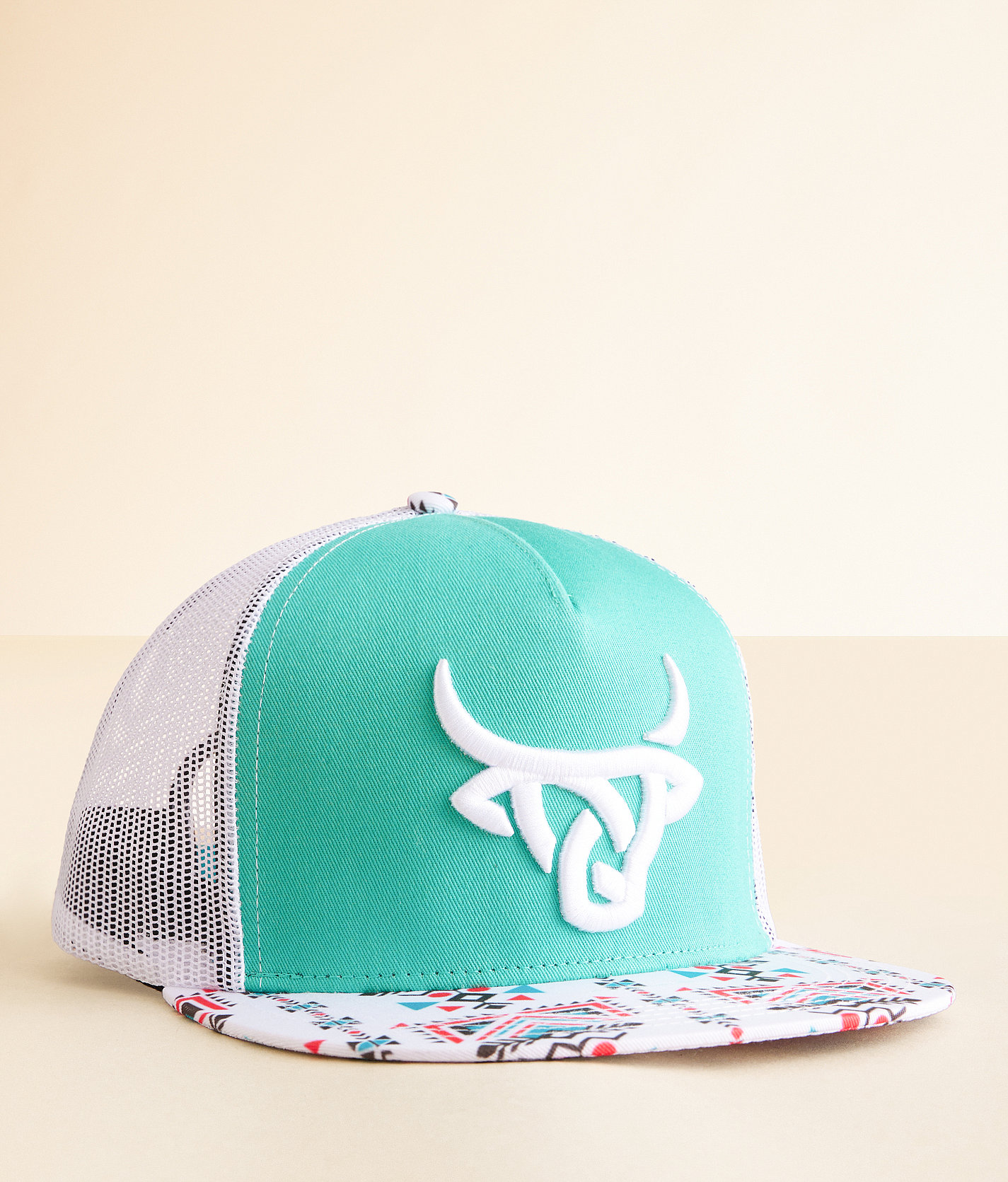 Lost Calf Oasis Trucker Hat - Men's Hats in Teal
