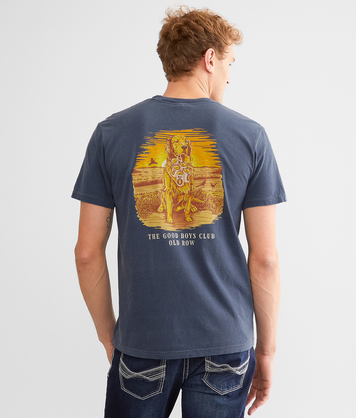 Old Row The Good Boys Club 6 Pack T-Shirt - Men's T-Shirts in Denim