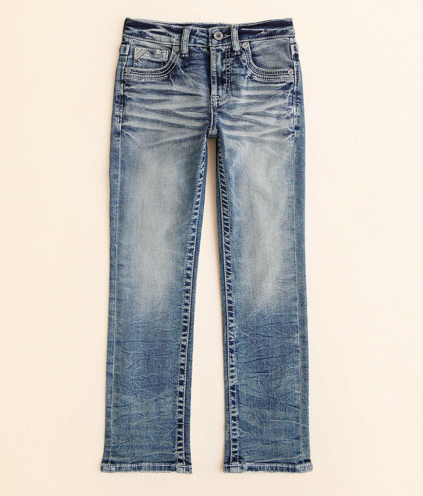 Boys - Salvage Reckless Straight Stretch Jean - Boy's Jeans in Tenpenny