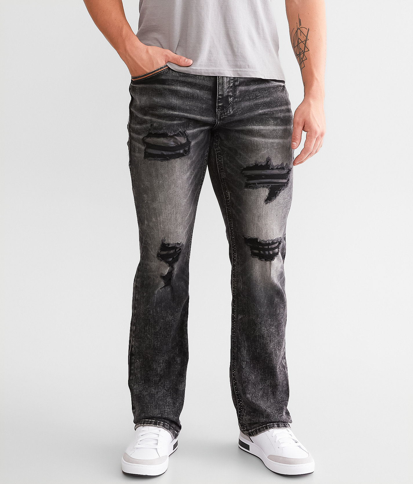 American Fighter Striker Straight Stretch Jean - Men's Jeans in Radar