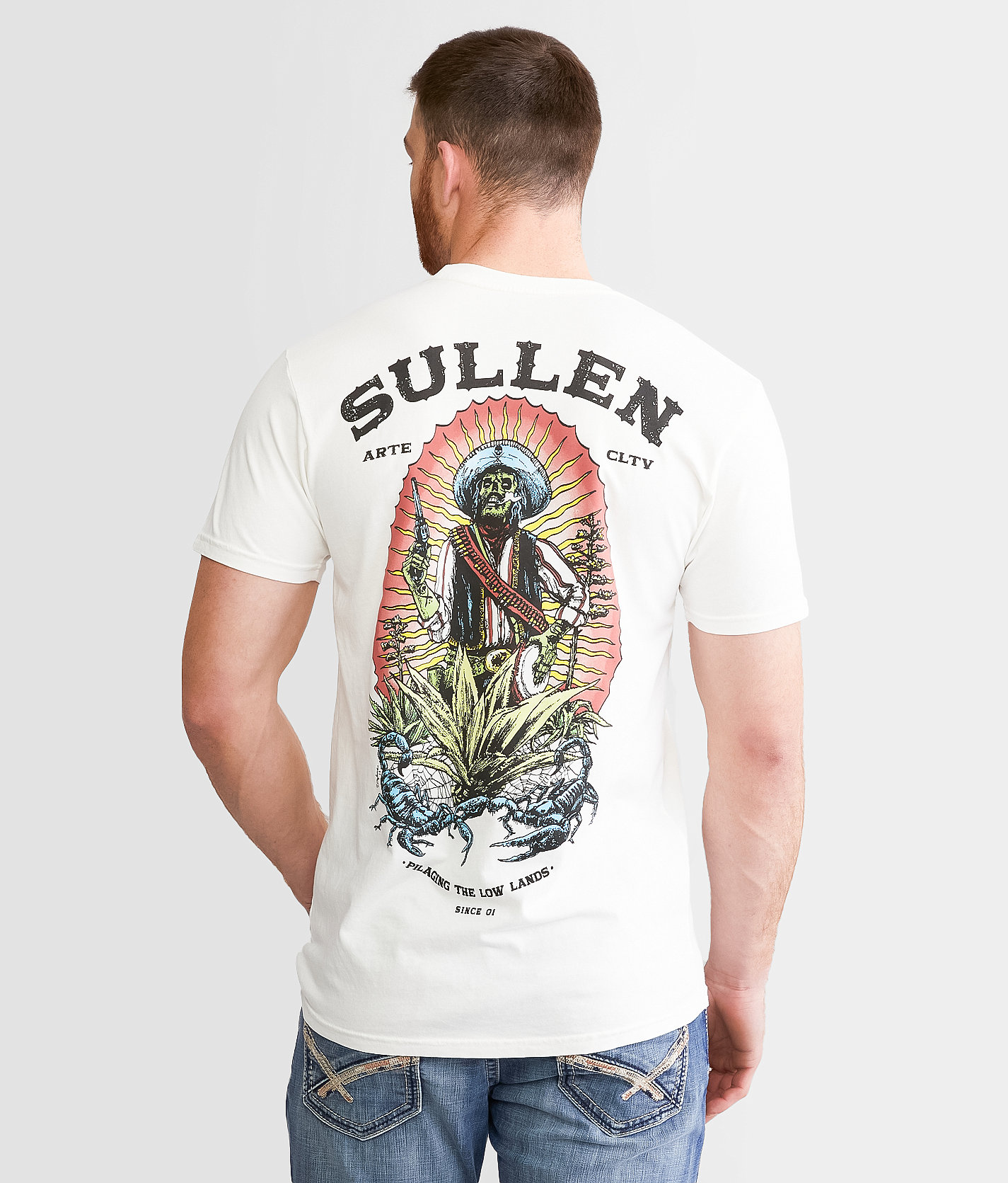 Sullen Low Lands T-Shirt - Men's T-Shirts in Antique White