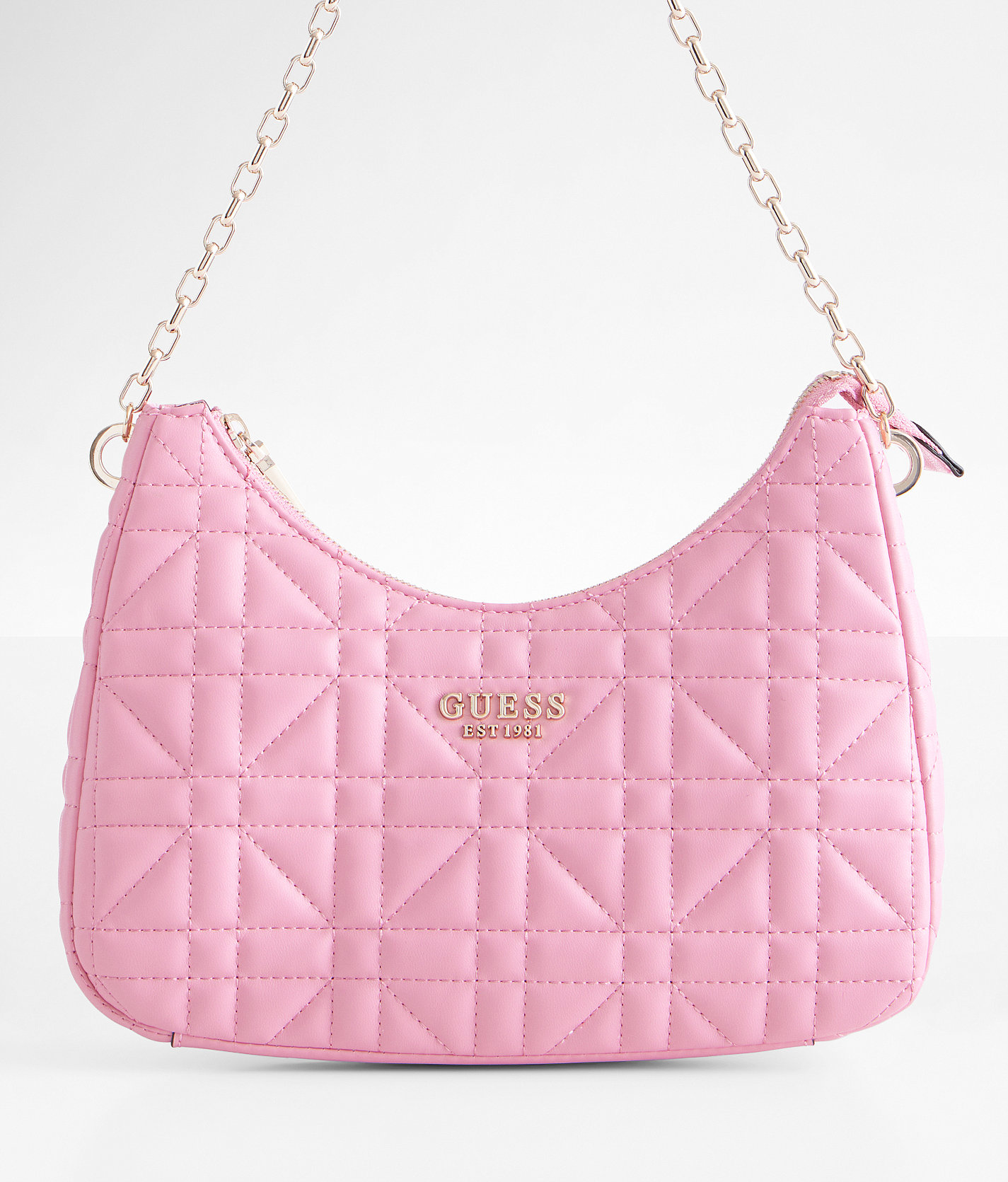 Guess Assia Quilted Purse - Women's Bags & Wallets in Pink