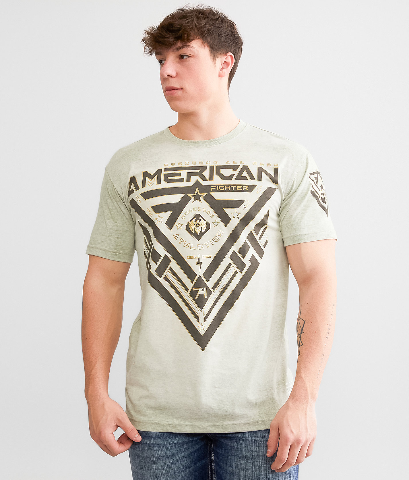 American Fighter High Ridge T-Shirt - Men's T-Shirts in Dirty White