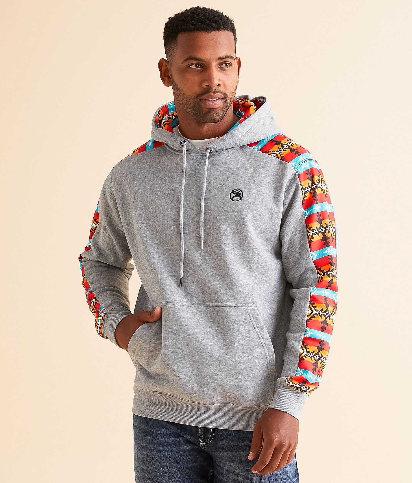 Hooey Canyon Hooded Sweatshirt - Men's Sweatshirts in Grey
