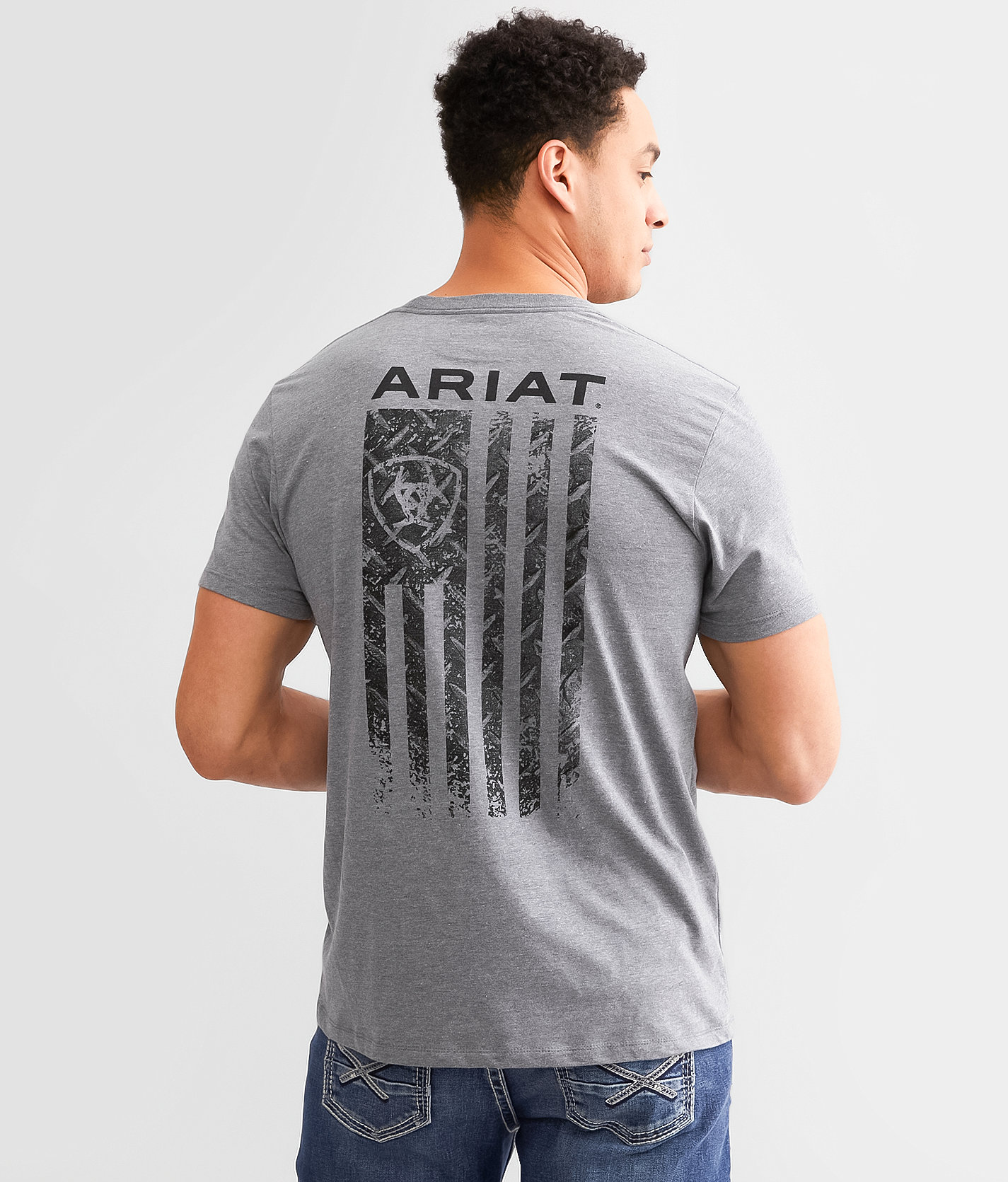 Ariat Never Fade Diamond T-Shirt - Men's T-Shirts in Athletic Heather