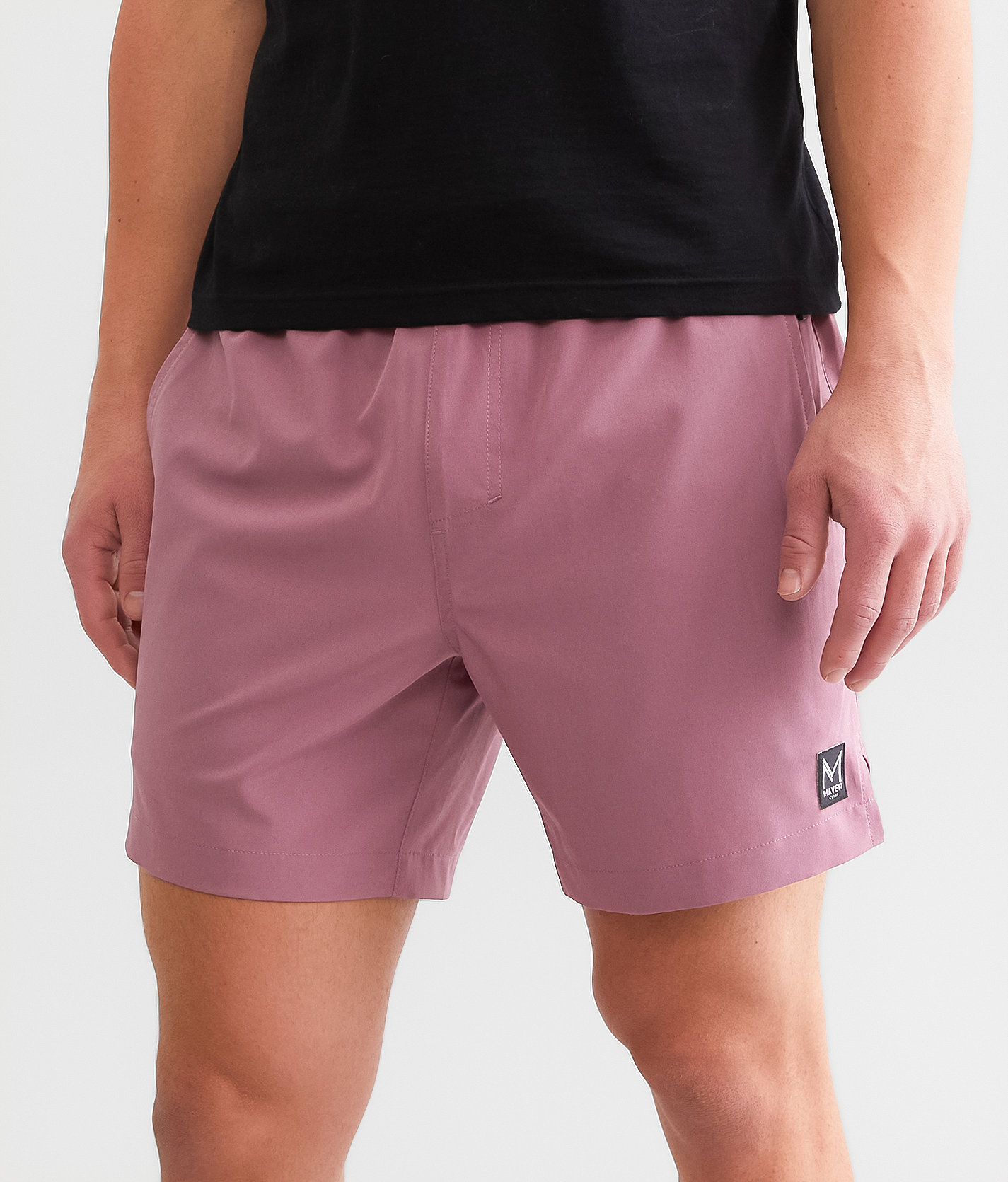 Maven Co-op Essential Performance Stretch Short - Men's Activewear in Raisin