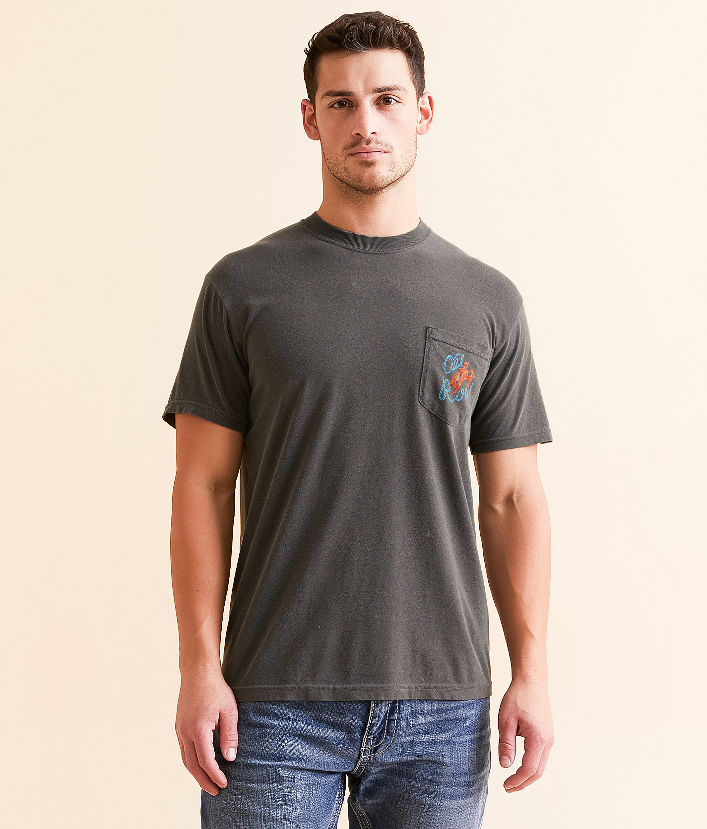 Old Row Cowboy Rope T-Shirt - Men's T-Shirts in Pepper