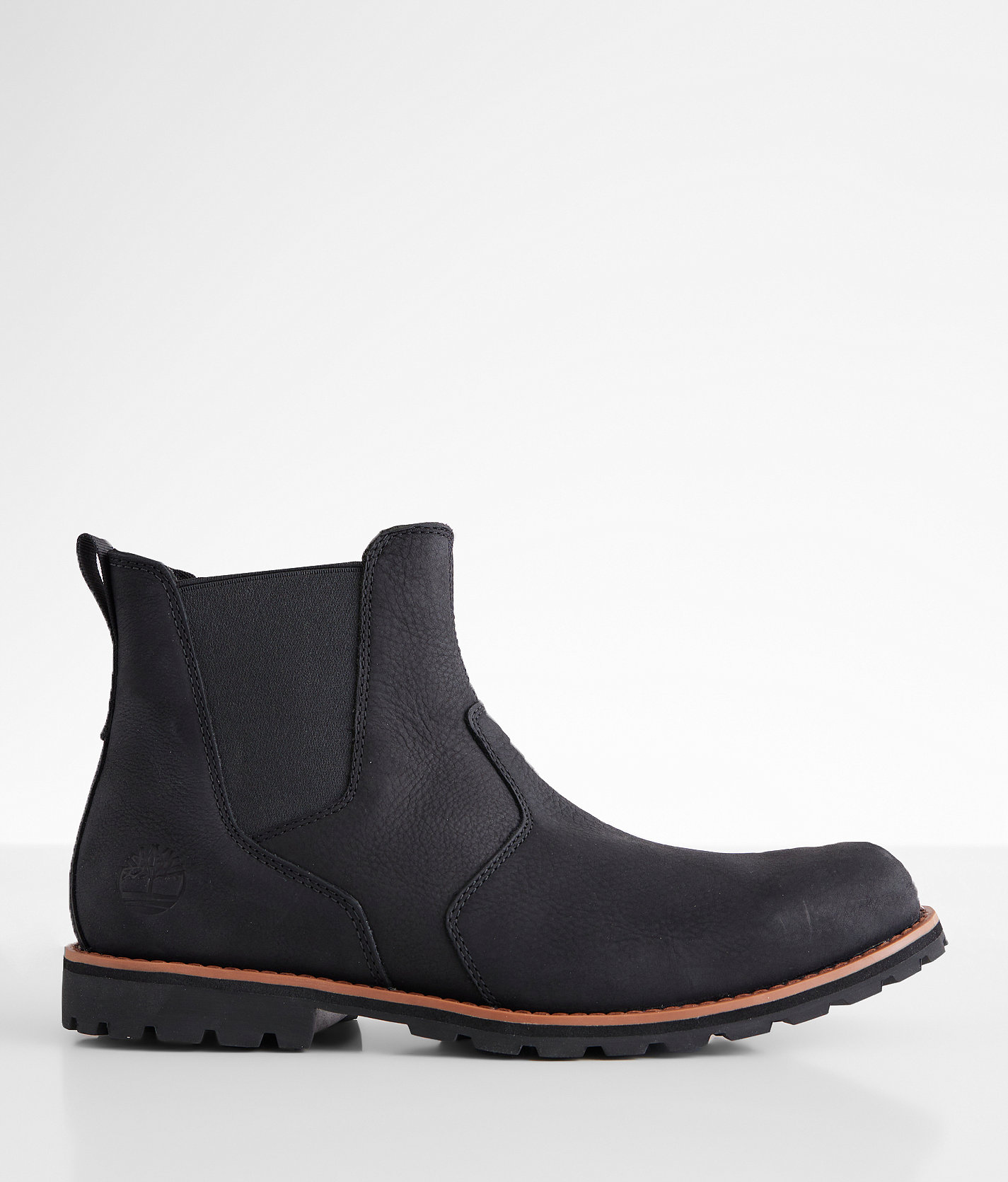 Timberland® Attleboro Leather Chelsea Boot - Men's Shoes in Black Full Grain