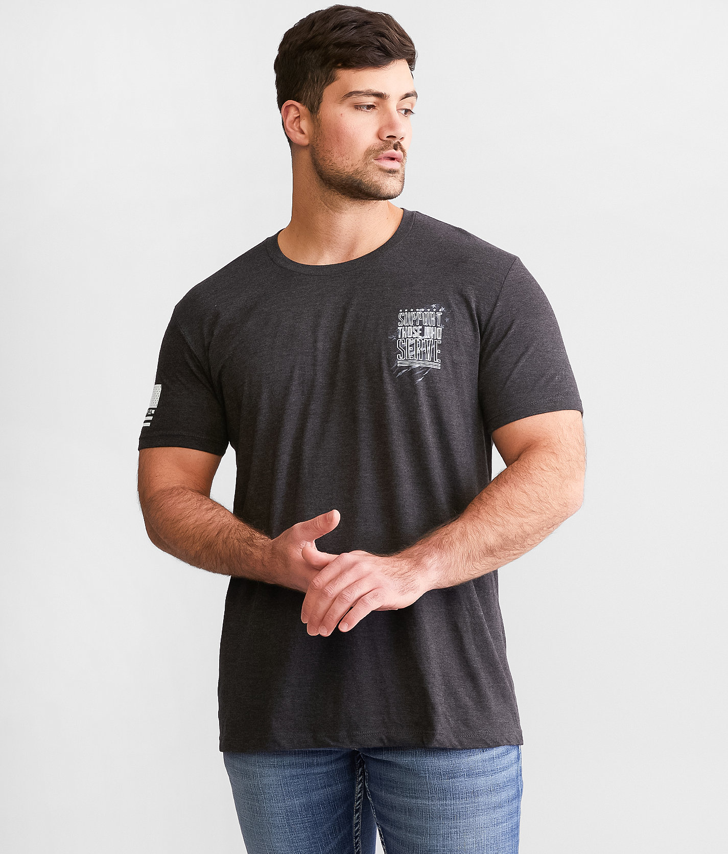 Howitzer Support T-Shirt - Men's T-Shirts in Black Pearl
