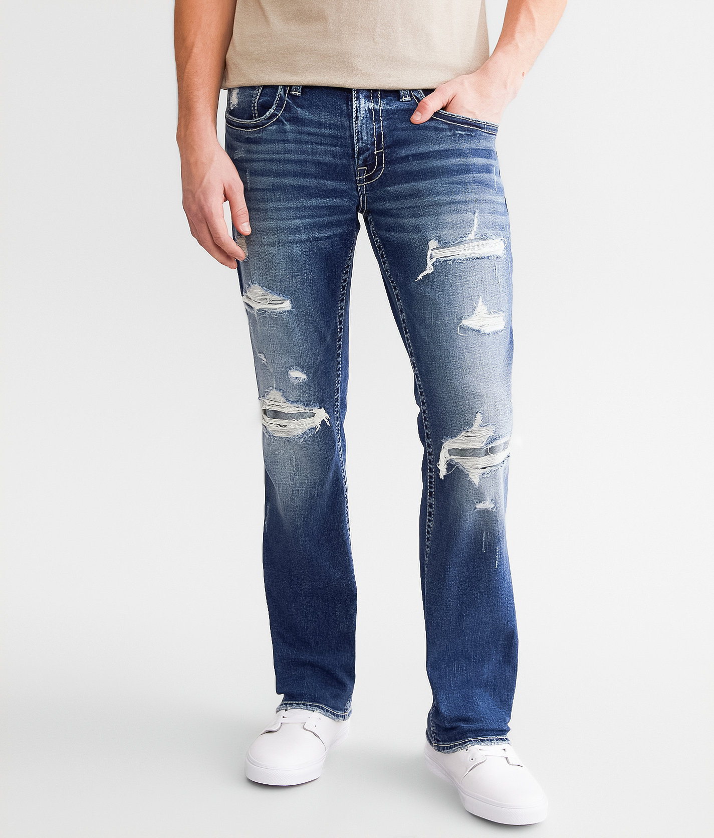 BKE Jake Straight Stretch Jean - Men's Jeans in Lyndon