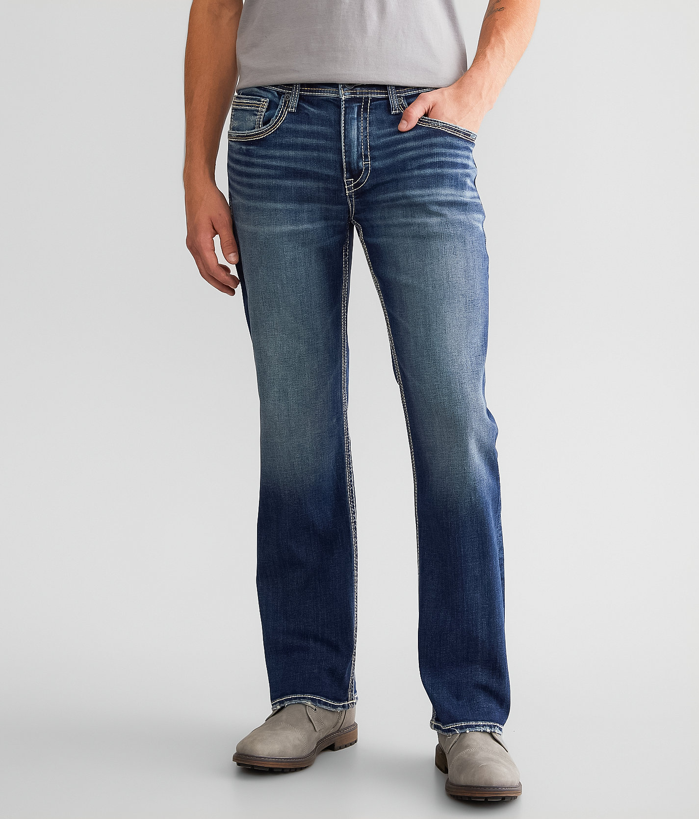 BKE Jake Boot Stretch Jean - Men's Jeans in Boveri