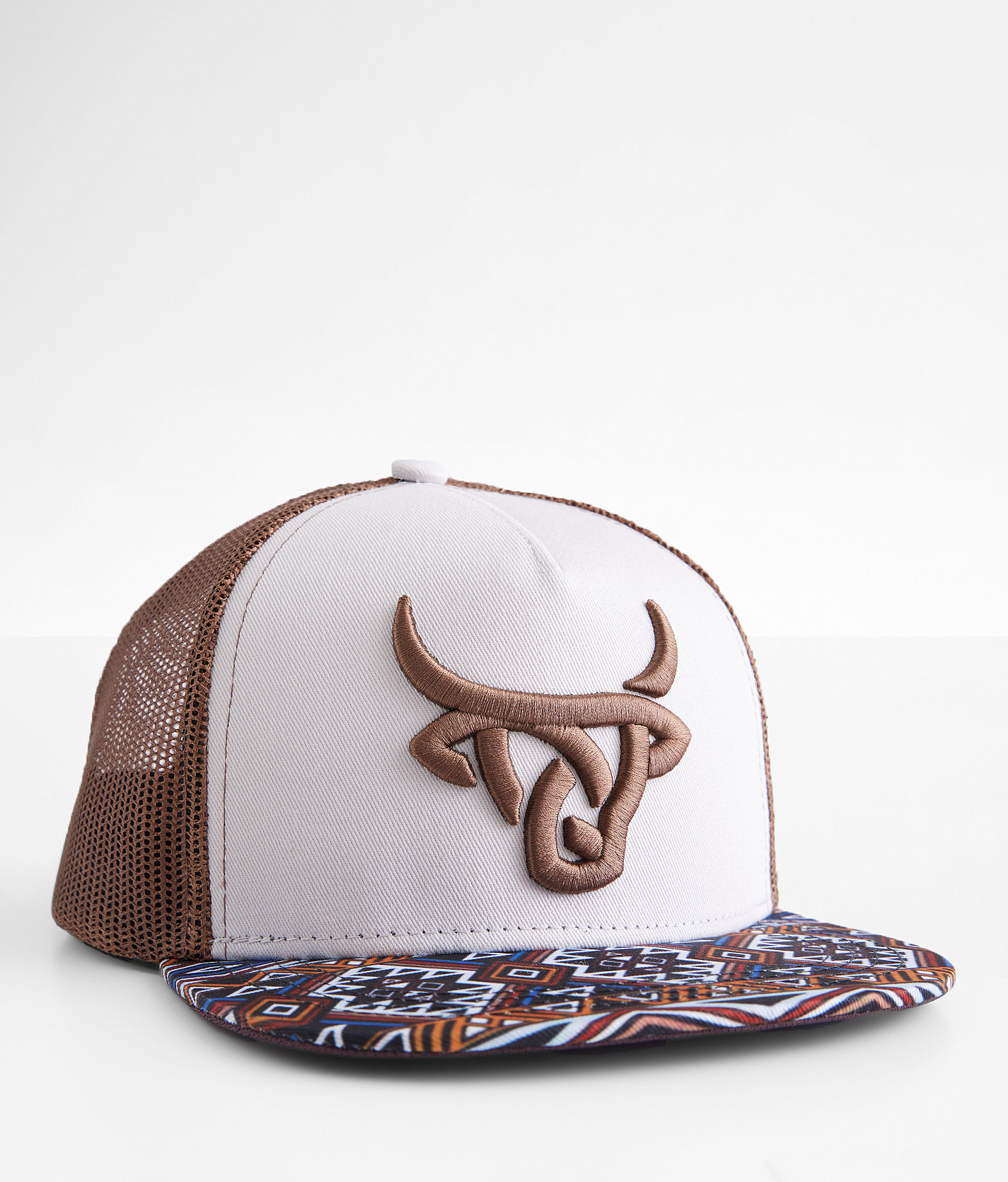 Boys - Lost Calf Dakota Trucker Hat - Boy's Hats in Brown Tan