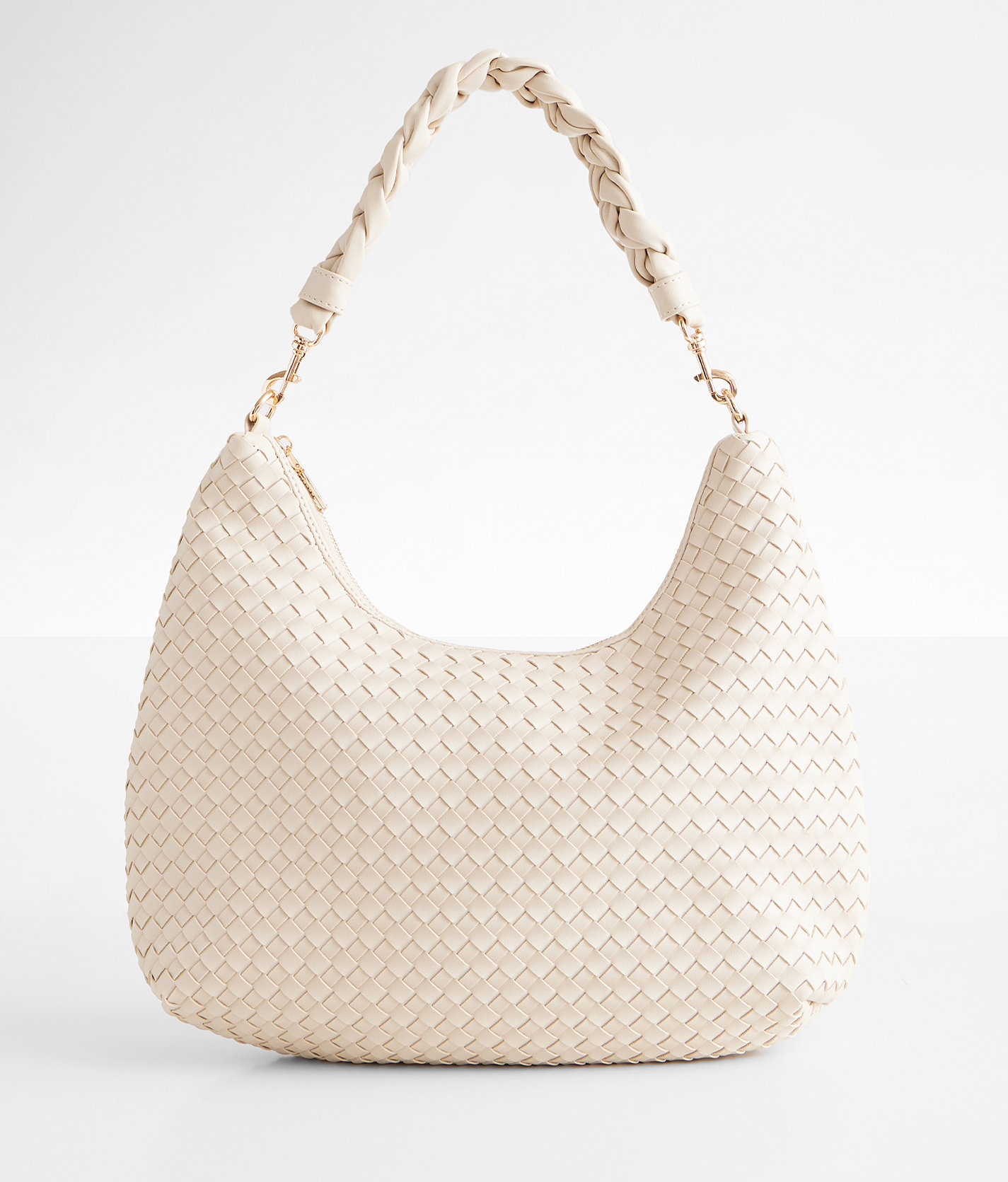 Urban Expressions Woven Hobo Purse - Women's Bags & Wallets in Cream