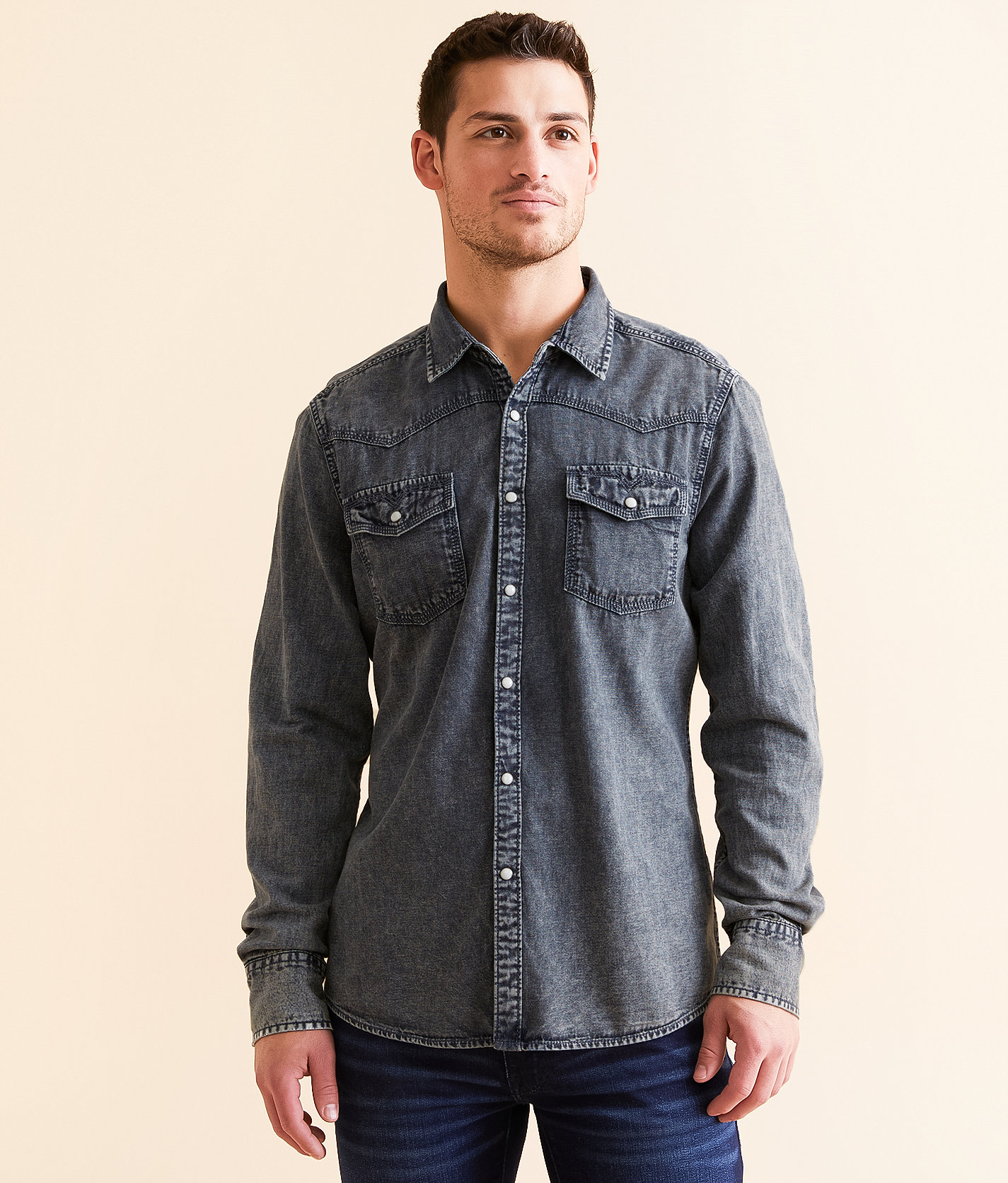 BKE Vintage Athletic Shirt - Men's Shirts in Blue