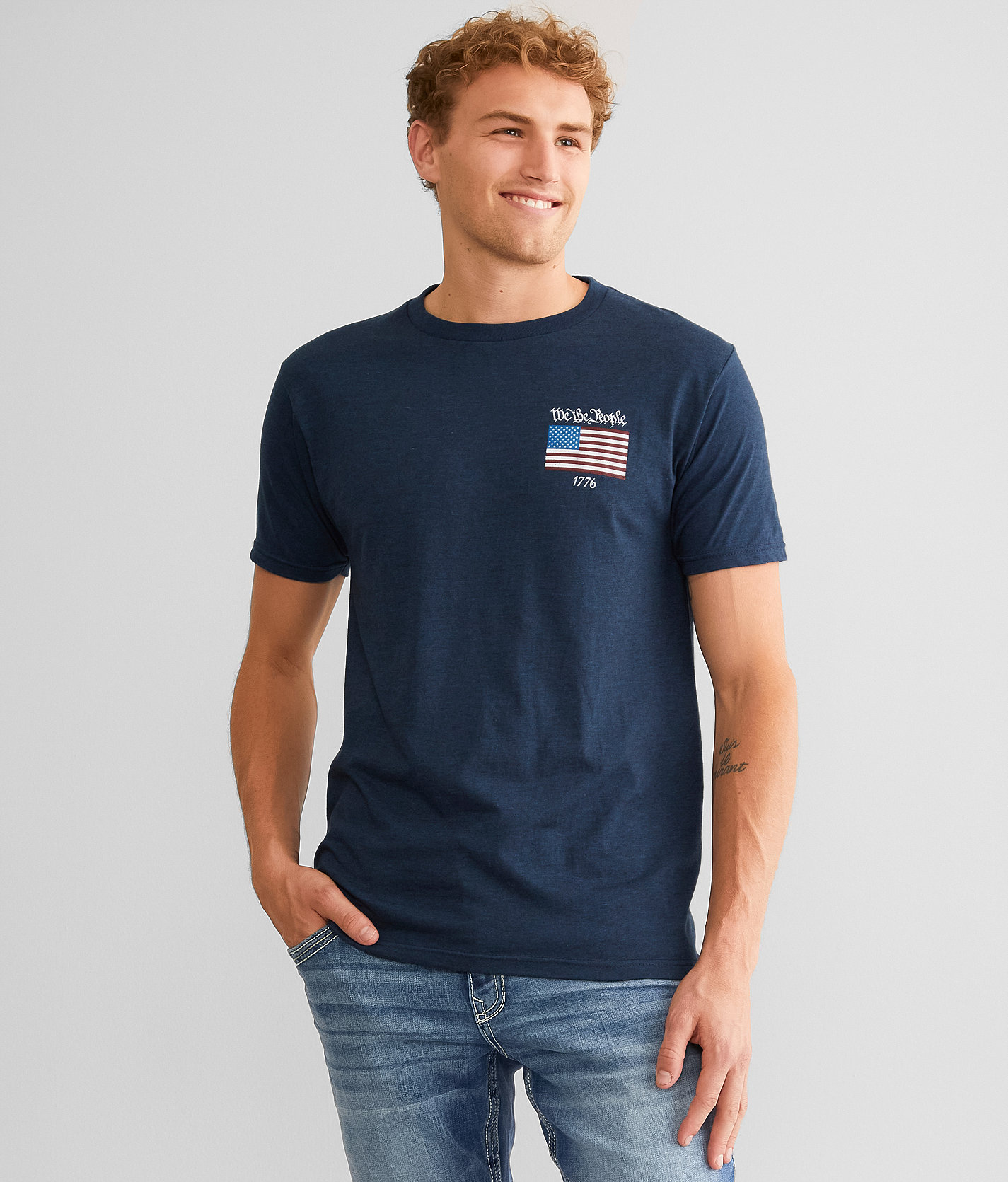 Howitzer Brave Land T-Shirt - Men's T-Shirts in Denim Black Heather
