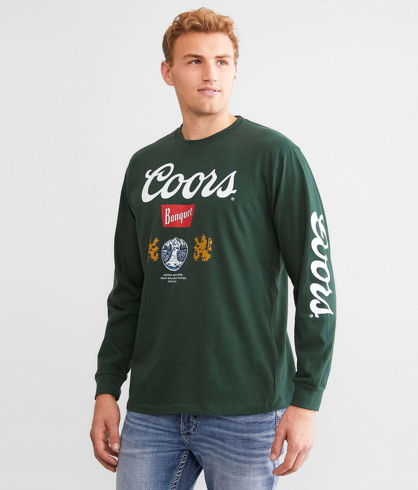 tee luv Coors® Banquet T-Shirt - Men's T-Shirts in Forest Green