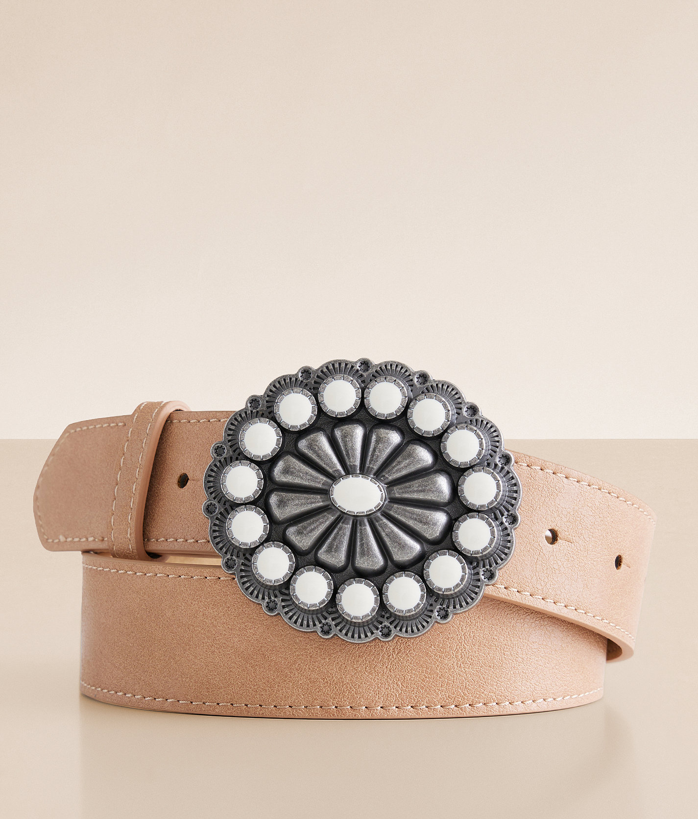 BKE Western Buckle Belt - Women's Belts in Brown