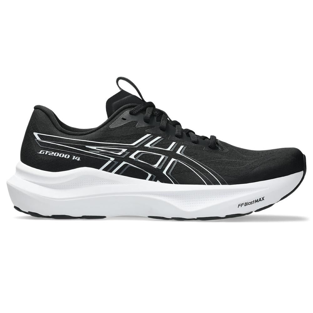 Asics GT-2000 14 | Black/White | Men's Stability Running and Walking Shoe