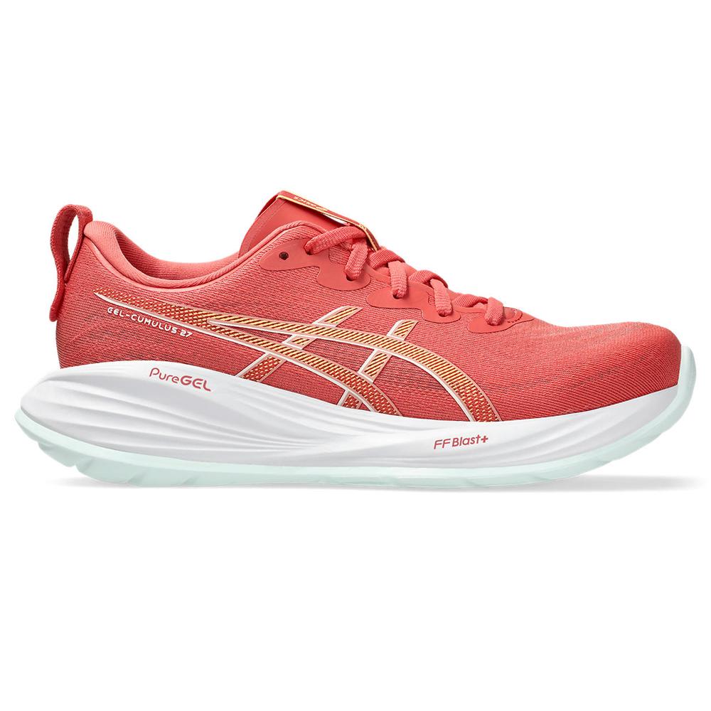 ASICS Gel-Cumulus 27 | Dark Pink Clay/Cream | Women's Neutral Running Shoes