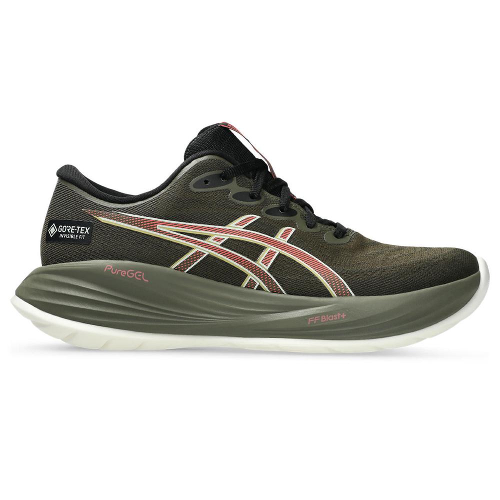 Asics Gel-Cumulus 27 GTX | Brown Stone/Dark Pink Clay | Women's Waterproof Running and Walking Shoe