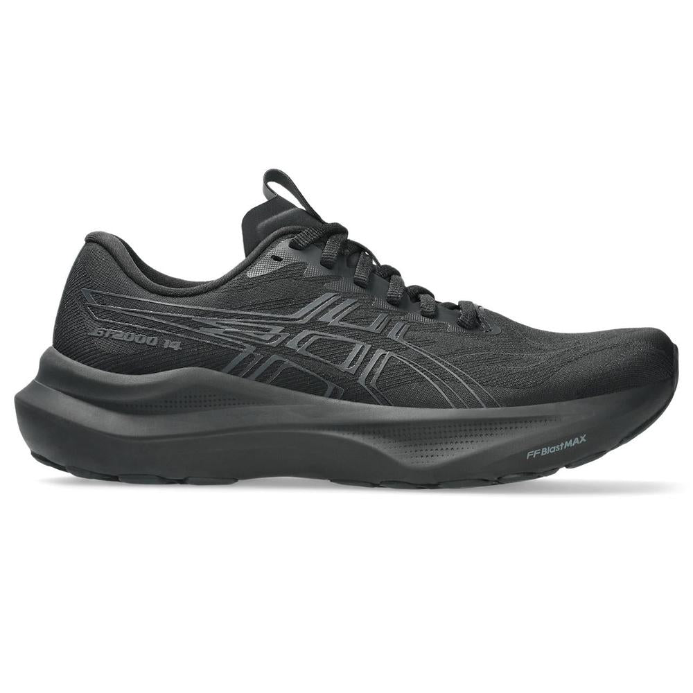 Asics GT-2000 14 | Black/Graphite Grey | Women's Stability Running and Walking Shoe