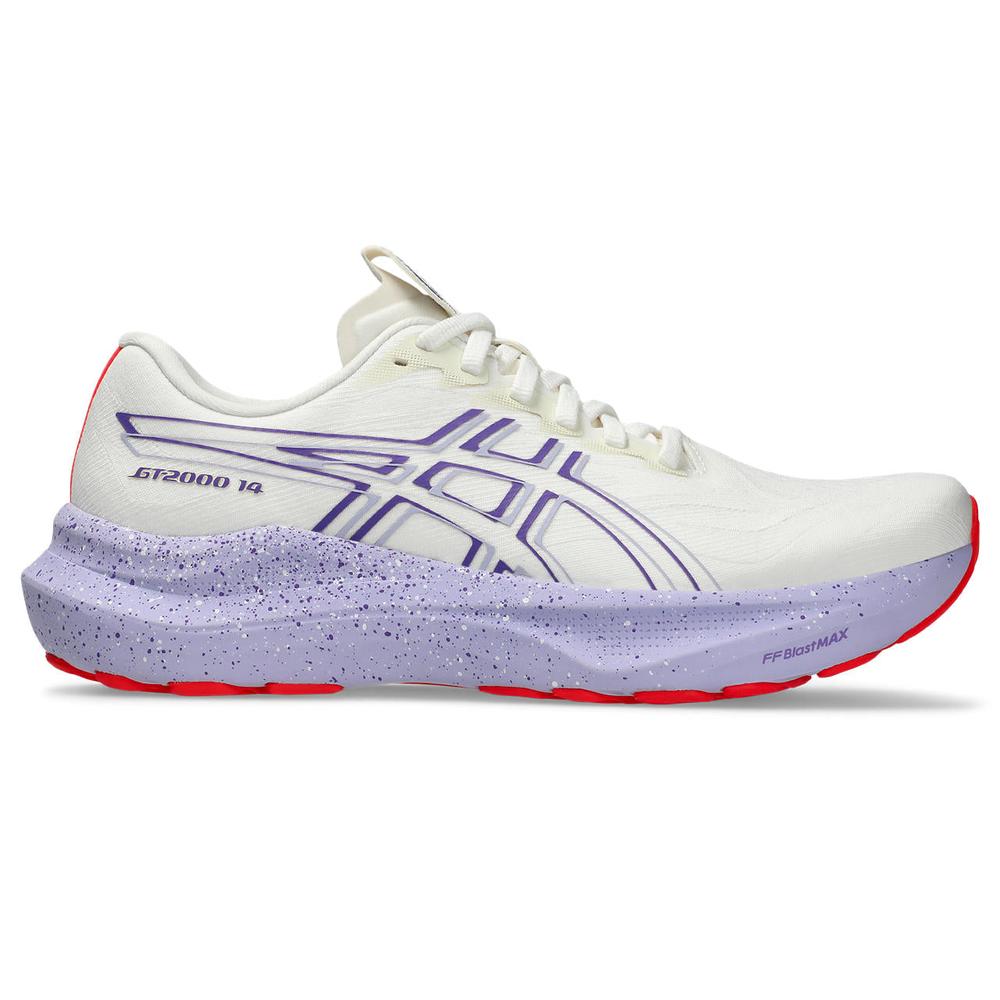 Asics GT-2000 14 | Cream/Edo Purple | Women's Stability Running and Walking Shoe